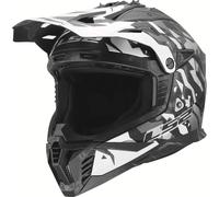 Casco Cross LS2 MX708 Fast II Grotesk Nero/Grigio OpacoXS Grotesk Nero,Grigio Opaco