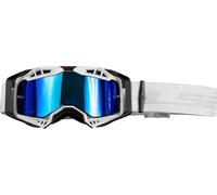 LS2 Occhiali Aura Occhiali per casco da motocross con Pinlock. AURA PRO OCCHIALE NERO CON VISIERA IRIDIUM Unisex - Adulto