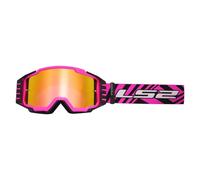 LS2 Charger Pro, occhiali Taglia unica male Fucsia/Nero Arancione A Specchio
