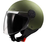 LS2 Helmets Casco Jet Sphere II OF558 Solid verde militare opaco Taglia S 56 cm
