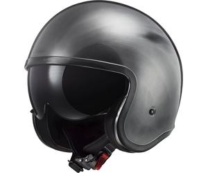 LS2 OF599 Spitfire II Jeans Casco Jet, Titanio, Taglia XL (61/62)