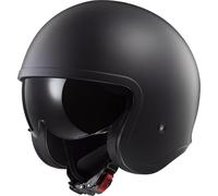 LS2 OF599 Spitfire II Solid Casco Jet, nero opaco, M (57/58)