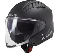 LS2 OF600 Copter Casco Jet, nero opaco, Taglia XS (53/54)