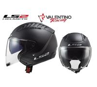 LS2 Casco jet OF600 Copter II 06 – Nero opaco, doppia visiera – M 57/58 cm