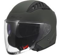 Casco Jet Ls2 OF600 Copter II Solid Verde Militare Opaco XXL