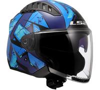 Casco Jet LS2 OF600 Copter II Opaco BluXXL Blu