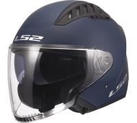 LS2 OF600 Copter II Solid, casco jet XS male Opaco-Blu Scuro