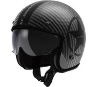 LS2 OF601 Bob II Carbon Star Casco Jet, Carbon matt, Taglia XS (53/54)