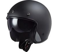 LS2 OF601 Bob II Solid, casco jet XS male Nero Opaco