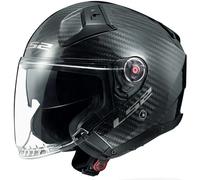LS2 OF603 Infinity II Carbon, casco aperto XS male Nero