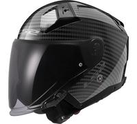 Ls2 Of603 Infinity Ii Carbon Open Face Helmet Nero M
