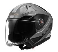LS2, Casco Moto Jet INFINITY II VEYRON Grey White, M