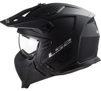 LS2 OF606 Drifter Solid, casco modulare XL male Nero Opaco