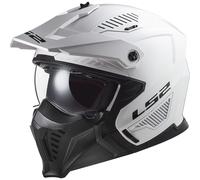 LS2 Helmets Casco Crossover OF606 Drifter Solid Bianco XXL