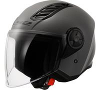 LS2 OF616 Airflow II Solid Casco Jet, grigio, taglia 3XL