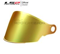 LS2 OF616 Airflow Visiera Casco Scooter Verde Gialla Trasparente Blu Specchio