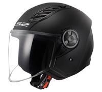 LS2 OF616 Casco moto aperto Airflow II Solid Matte Black S