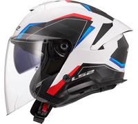 LS2 OF618 Verso II Air, casco aperto M male Opaco Blu Scuro/Nero