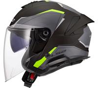 LS2 LS2 - Casco OF618 Verso II Air Matt Nero / H-V Giallo 3XL