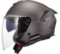 Casco Jet LS2 OF618 Verso II Solid Titanio Opaco XS