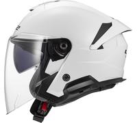 Casco Jet LS2 OF618 Verso II Solid Bianco S
