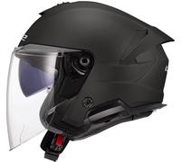 LS2 OF618 Verso II Casco Jet, nero, taglia S per maschi