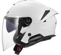 LS2 OF618 Verso II Solid, casco aperto XL male Bianco