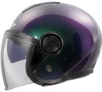 LS2 OF620 Classy Chameleon Casco Jet, viola/verde, Taglia XXL (63/64)