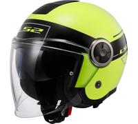 LS2 OF620 Classy Classic Casco Moto (Nero/Giallo Fluo) TG: M (57)