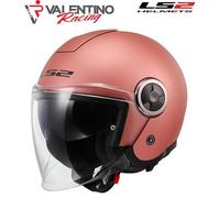 LS2 OF620 CLASSY GOLD PINK MATT ROSA OPACO DOPPIA VISIERA S 55/56 cm