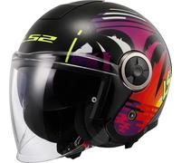 LS2 OF620 Classy Palm Casco Jet, multicolore, taglia S per maschi