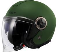 LS2 OF620 Classy Solid Casco Jet, verde, taglia S per maschi