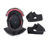 LS2 FF353 Rapid Fodera interna & Guanciale, nero-rosso, taglia M