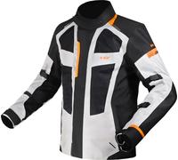 LS2 Giacca tessile moto Scout impermeabile nero-grigio-arancione L Uomo