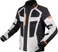 LS2 Scout, giacca tessile impermeabile XXL male Nero/Grigio Chiaro/Arancione