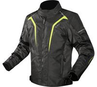 LS2 Sepang impermeabile Giacca tessile moto, nero-grigio-giallo, taglia 3XL per maschi