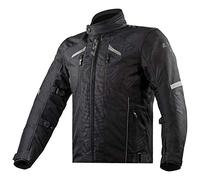 LS2 Serra Evo impermeabile Giacca tessile moto, nero, Taglia XL