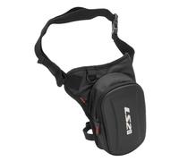 LS2 SHIELD 2.5 Borsa da Gamba, Marsupio Tattico Nero per Moto, Borsa Drop Leg con Scomparti Multipli (BLACK)