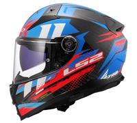 LS2 Unisex Vector Ii Carbon Tantic Red Blue Integraler Motorradhelm