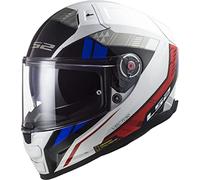 LS2 Vector II Stylus Casco, bianco-rosa, taglia 2XS