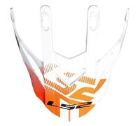 LS2 MX436 Pioneer Cima dell'Elmo, bianco-arancione