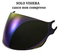 LS2 visiera per Casco JET Airflow II Lunga OF616 trasparente fume iridio scura
