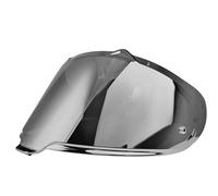 LS2, Visiera per casco moto FF807 CHALLENGER II / FF817 DRAGON (Triangle Shape), Iridio d'argento