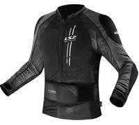 LS2 X-Armor Giacca protettiva, nero-grigio, taglia 3XL 4XL per maschi