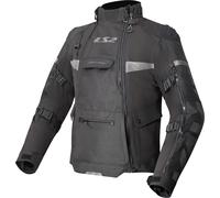 LS2 X-Master Giacca tessile da motocicletta impermeabile, nero, taglia S per maschi