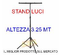 LS200 STAND LUCI TREPPIEDE PER LUCI SUPPORTO LUCI STATIVO A T STATIVO LUCI DJ