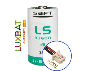 LS33600 MOLEX 3,6V 17Ah SAFT Batteria al Litio con connettore Molex