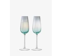 LSA DU05 Dusk, Flute da Champagne, 250 ml, verde/grigio, Confezione da 2