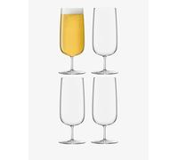 LSA International BG06 BOrough, Bicchiere per Pilsner, 440 ml, Trasparente, Confezione da 4
