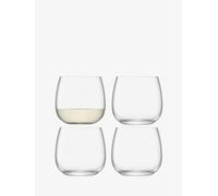 LSA International BG10 BOrough, Bicchiere senza stelo, 370 ml, Trasparente, Confezione da 4